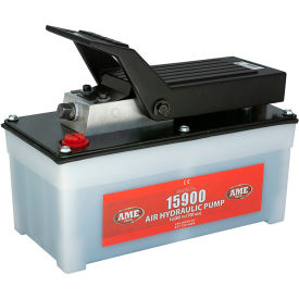 AME International Air-Hydraulic Pump 10000 PSI 2.5 Quart Polyethylene 15900