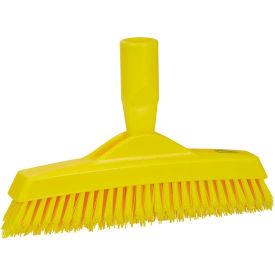 Vikan 70406 Grout Brush- Extra Stiff Yellow 70406