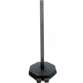 TCT SB-30-W-U-6 Octagon Sign Base 30 Lbs W/ Wheels & U-Channel Adaptor / 6' U-Channel Post SB-30-W-U-6