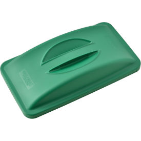 GoVets™ Solid Lid w/Handle Green 904GN261