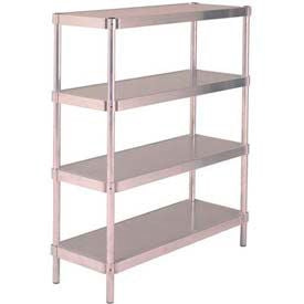 Prairie View Aluminum Equipment Stands 3 Shelves 24