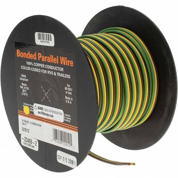 16 AWG, 100' OAL, Hook Up Wire MPN:-23489-2