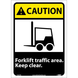 Graphic Signs - Caution Forklift Traffic Area - Vinyl 10