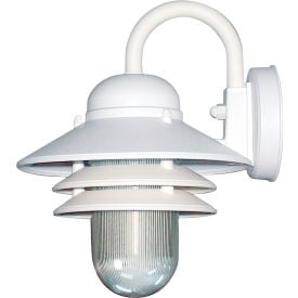 Sunlite® Nautical Style Outdoor Wall Light Fixture E26 Medium Base 60W White 41367-SU