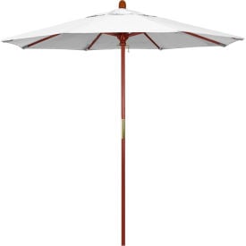 California Umbrella 7.5' Patio Umbrella - Olefin White - Hardwood Pole - Grove Series MARE758-F04