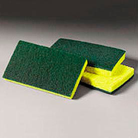 3M Scotch-Brite™ Medium Duty Scrubbing Sponge Yellow/Green 10 Sponges - 74CC MMM74CC