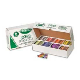 Crayola® Crayons Classpack 8 Colors 800/Box 528008