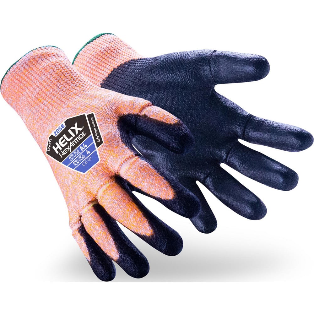 Cut & Puncture Resistant Gloves, Glove Type: Cut & Puncture-Resistant , Coating Coverage: Palm & Fingertips , Coating Material: Polyurethane  MPN:2058-XXL (11)