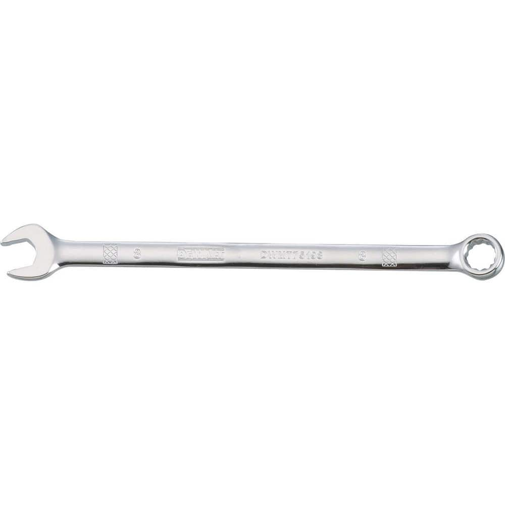 Combination Wrenches, Size (mm): 8 , Finish: Chrome , Head Type: Straight , Box End Type: 12-Point , Handle Type: Straight  MPN:DWMT75198OSP