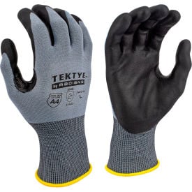 Radians® TEKTYE Cut Resistant Work Gloves Foam Nitrile Coated ANSI A4 M Gray - Pkg Qty 12 RWG708M