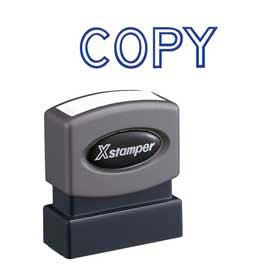 Xstamper® Pre-Inked Message Stamp COPY 1-5/8