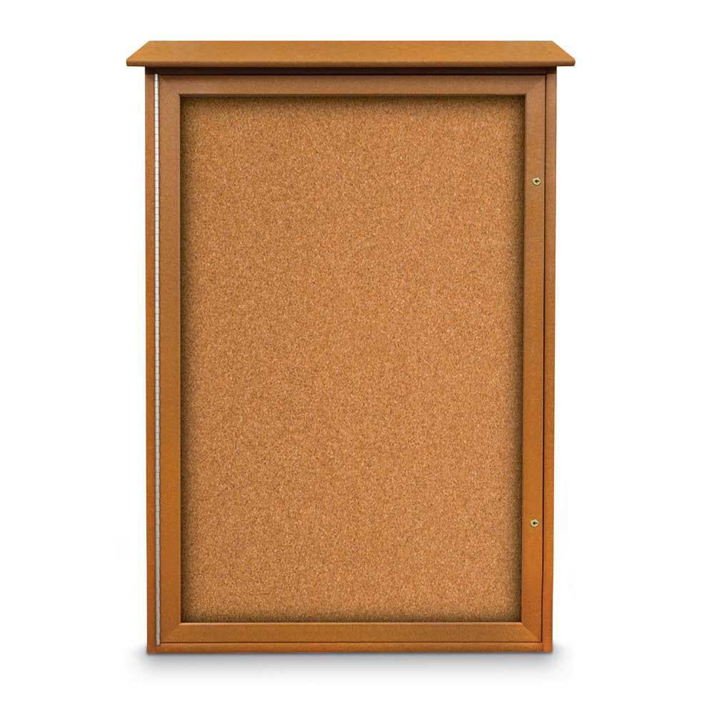 Enclosed Cork Bulletin Board: 48