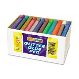 Chenille Kraft® Glitter Glue Pens Classpack 12 Color Set 72 Pcs/Set 338000