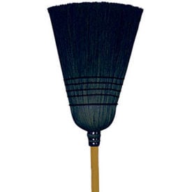 O-Cedar Commercial Warehouse Black Corn/Rattan Broom 6/Case - 6115-6 - Pkg Qty 6 6115-6