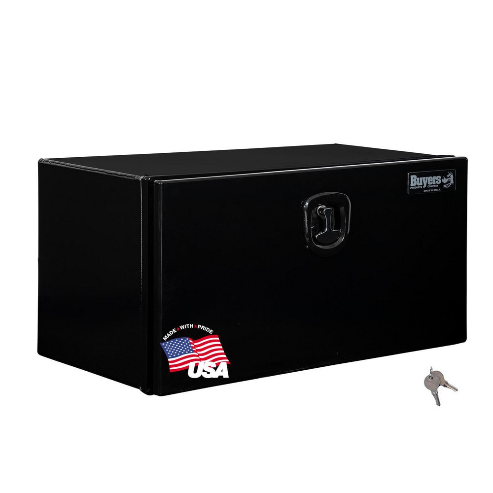 Truck Tool Storage Units, Type: Underbody Box , For Use With: Tool Storage , Storage Capacity (Cu. Ft.): 6.75 , Color: Black , Material: Aluminum  MPN:1705905