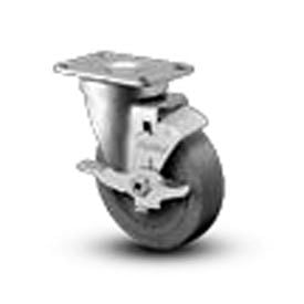 Albion® Institutional Caster Swivel with Brake 3-1/2