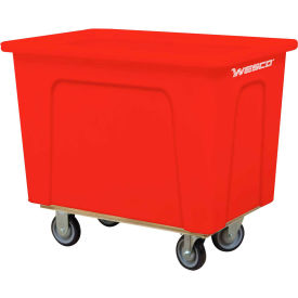 Wesco® Plastic Box Truck 4 Bushel Red 272506 5