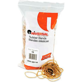 Universal® Rubber Bands Size 16 2-1/2 x 1/16 1900 Bands/1lb Pack UNV00116