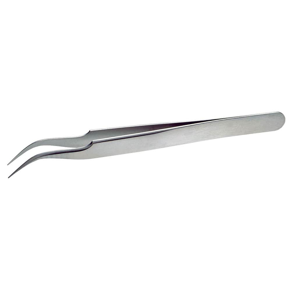 Tweezers, Tweezer Type: Precision , Pattern: 7A-SA , Material: Steel , Tip Type: Curved , Tip Shape: Pointed  MPN:TL-7A-SA