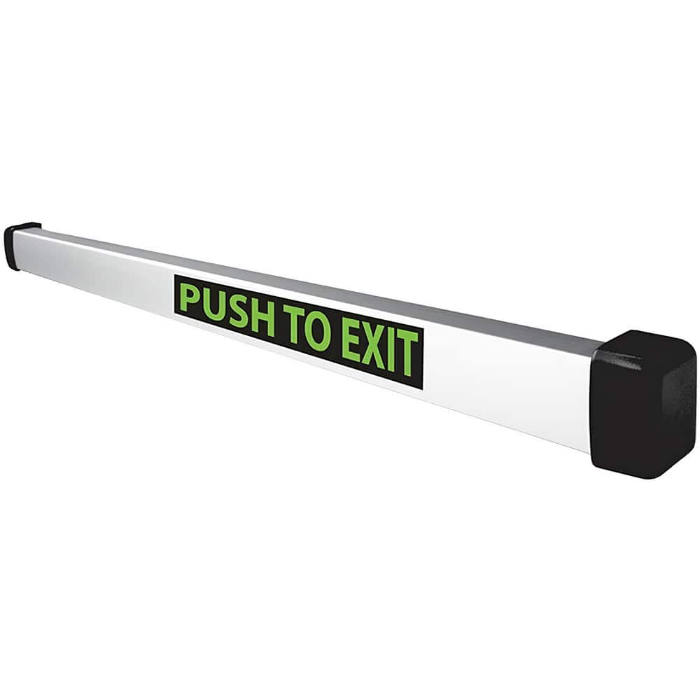 Push Bars, Material: Metal , Locking Type: Exit Device Only , Finish/Coating: Satin Aluminum, Clear Anodized , Maximum Door Width: 3ft  MPN:MSB550V36