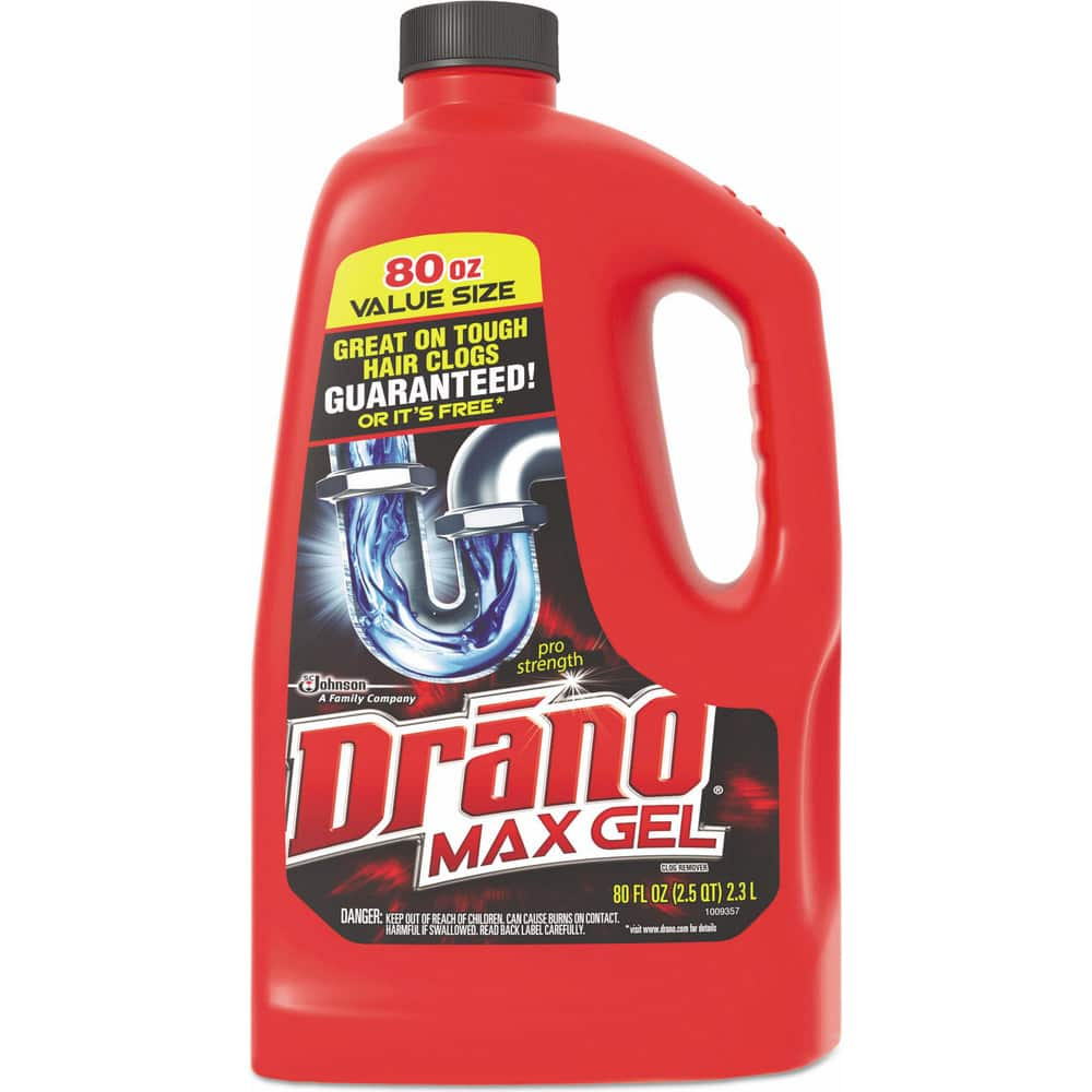 Drano Max Gel Clog Remover, 80 oz, 6/Case MPN:SJN694772CT