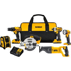 Dewalt® 20V MAX Compact 6-Tool Combo Kit DCK620D2