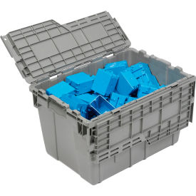 ORBIS Flipak® Distribution Container FP182  - 21-13/16 x 15-3/16 x 12-7/8 Gray FP182-GY