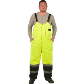 Utility Pro™ Hi-Vis Lined Bib Overall Class E M Yellow UHV500-M-Y
