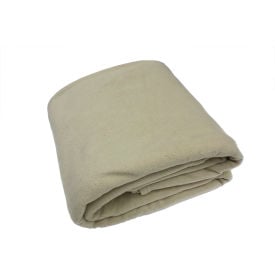 R&R Textile - Hotel Basics Fleece Blankets - Queen Size - Beige - 4 Pack X52002