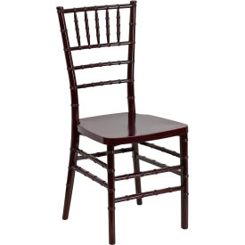 Flash Furniture Stacking Chiavari Chair - Resin - Mahogany - Hercules Premium Series MAHOGANY-GGLE-