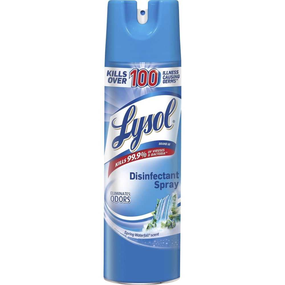 Lysol Spring Waterfall Disinfectant Spray - Spray - 19 fl oz (0.6 quart) - Waterfall Scent - 1 Each (Min Order Qty 4) MPN:79326