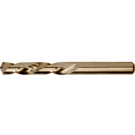 Cle-Line 1880 1/2 Cobalt Heavy-Duty Straw 135 Left-Hand Mechanics Length Drill - Pkg Qty 6 C30532