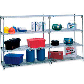 Metro® 4 Shelf Chrome Wire Shelving Unit Starter 48