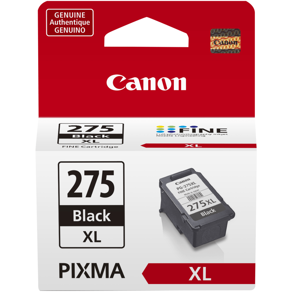 Canon PG-275XL Pigment Black High-Yield Ink Cartridge, 4981C001 (Min Order Qty 2) MPN:4981C001