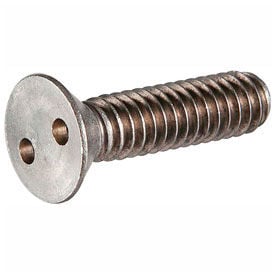 M4 x 0.7 x 10mm Security Machine Screw - Flat Spanner Head - 18-8 Stainless Steel - FT - 100 Pk 203040