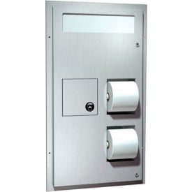 ASI® Dual Access Seat Cover/Tissue Dispenser w/ Sanitary Disposal - 0481 10-0481