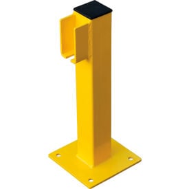 GoVets™ Steel Lift-Out Guard Rail End Post Single-Rail 20