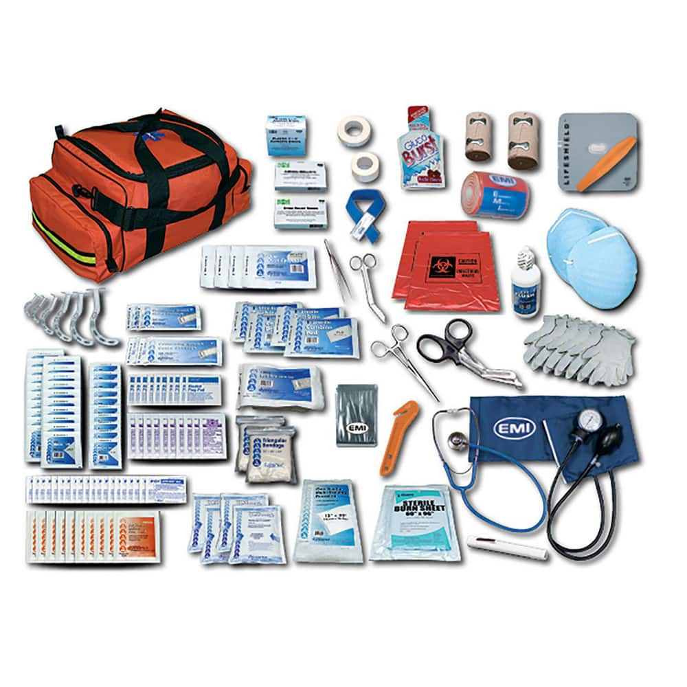 Full First Aid Kits, First Aid Kit Type: EMS Refill Kit , Number Of People: 3 , Container Type: Poly Bag , Container Material: Plastic, Polyester Blend  MPN:834