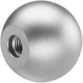 J.W. Winco DIN319-NI Stainless Steel Ball Knobs Tapped 32mm Diameter mm Length M8x1.25 319-NI-32-M8-C