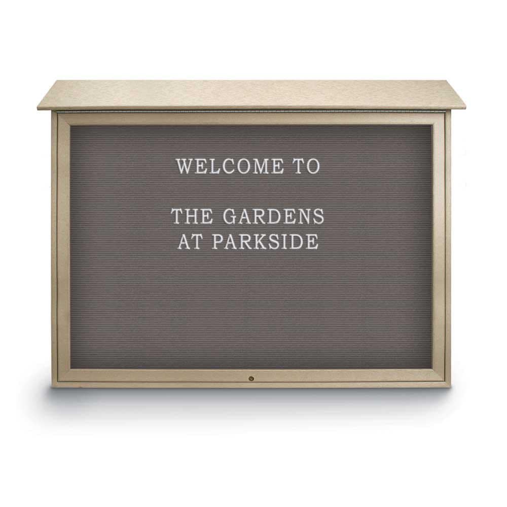 Enclosed Letter Board: 52