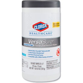 Clorox® Healthcare Versasure Cleaner Disinfectant Wipes  6-3/4