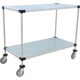 Nexel® 2 Shelf Cart Galvanized 48