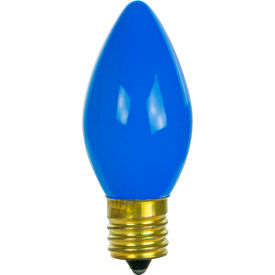 Sunlite® Incandescent Bulb with E17 Intermediate Base 7W 120V Blue Pack of 25 01290-SU