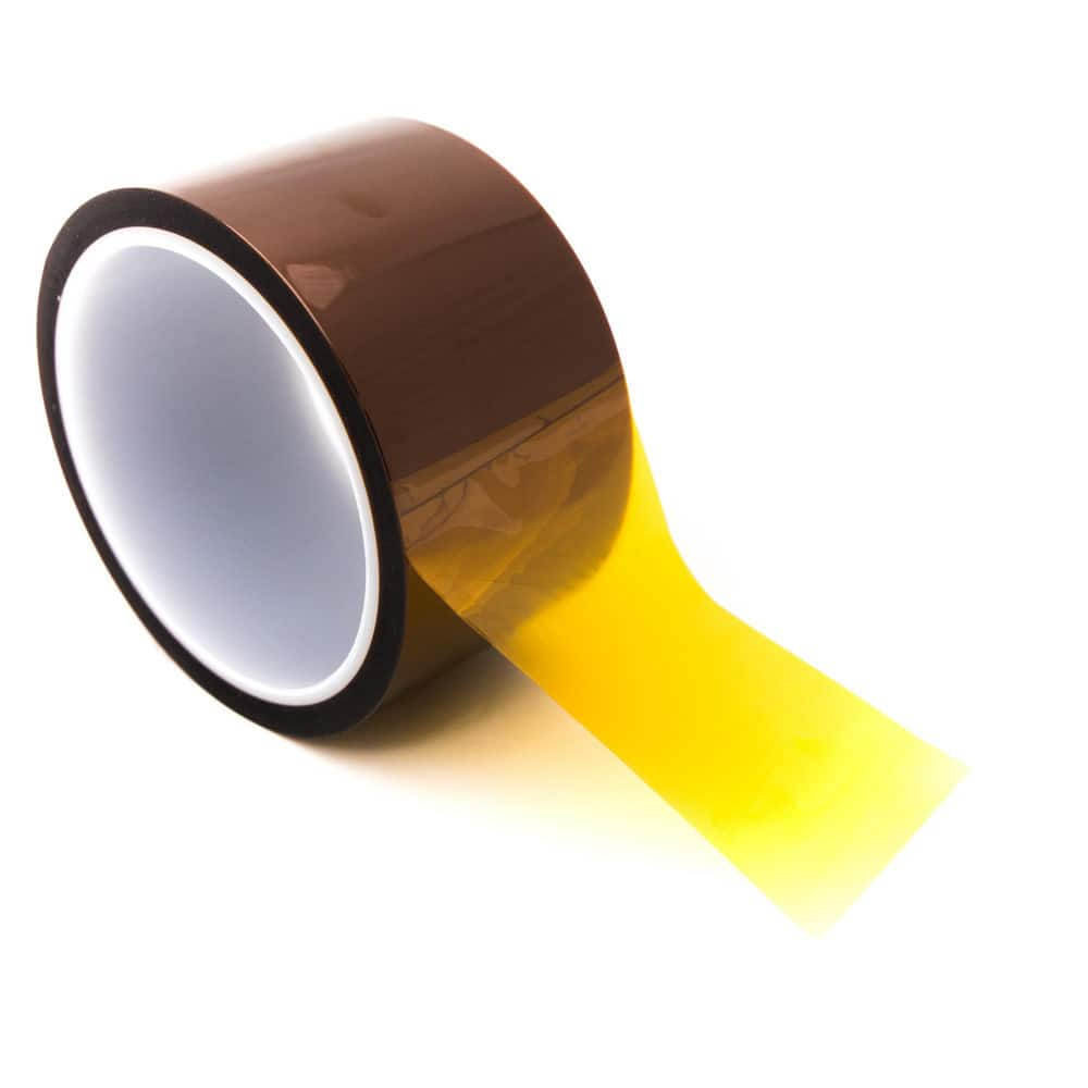 Polyimide Tapes are made of 2 mil thick polyimide film with 1.5 mil thick silicone adhesive with a clear PET Liner. They are 36 yards long. MPN:PPT2WL-3/4