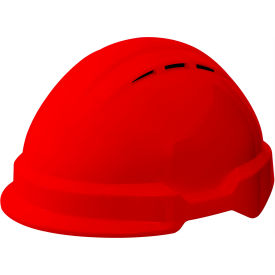 Delta Plus Americana® Climbing WIND Safety Helmet Type 2 4-Point Mega Ratchet Suspension Red WEL22104RD