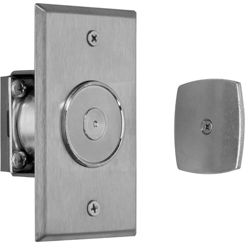 Electromagnet Locks, Lock Type: Door Position Switch , Mount Type: Surface , Material: Steel , Opening Action: Electromagnetic , Strike Plate Length: 2.5in  MPN:989 689