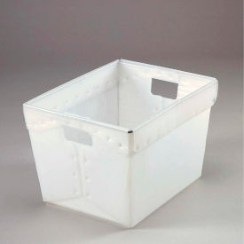 GoVets™ Corrugated Plastic Postal Nesting Tote 18-1/2