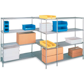 Metro® 4 Shelf Brite Wire Shelving Unit Add On 36