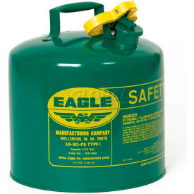 Eagle Type I Safety Can - 5 Gallons - Green UI50SG