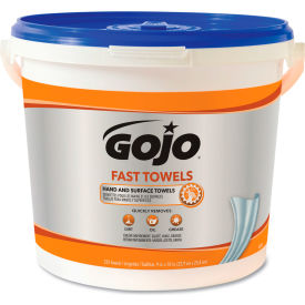 Gojo FAST WIPES® Premoistened Hand Cleaning Towels 225 per Bucket - GOJ629902EA GOJ629902EA